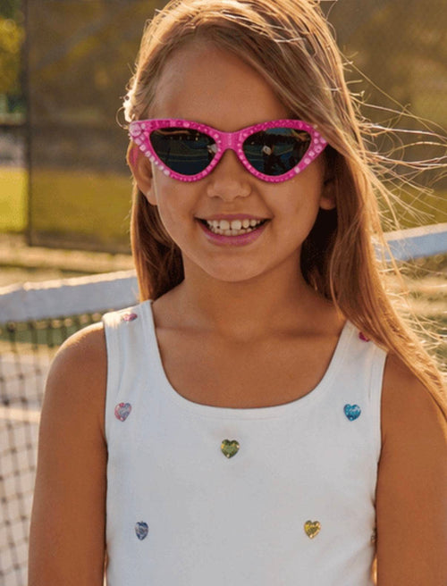 Lola + The Boys Accessories Gem Cat Eye Sunglasses