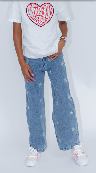 Crystal Stars Jeans