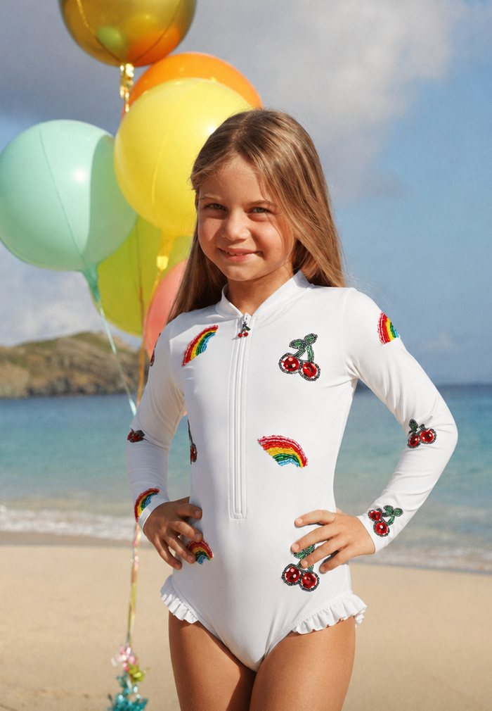 Cherry Rainbow Rashguard