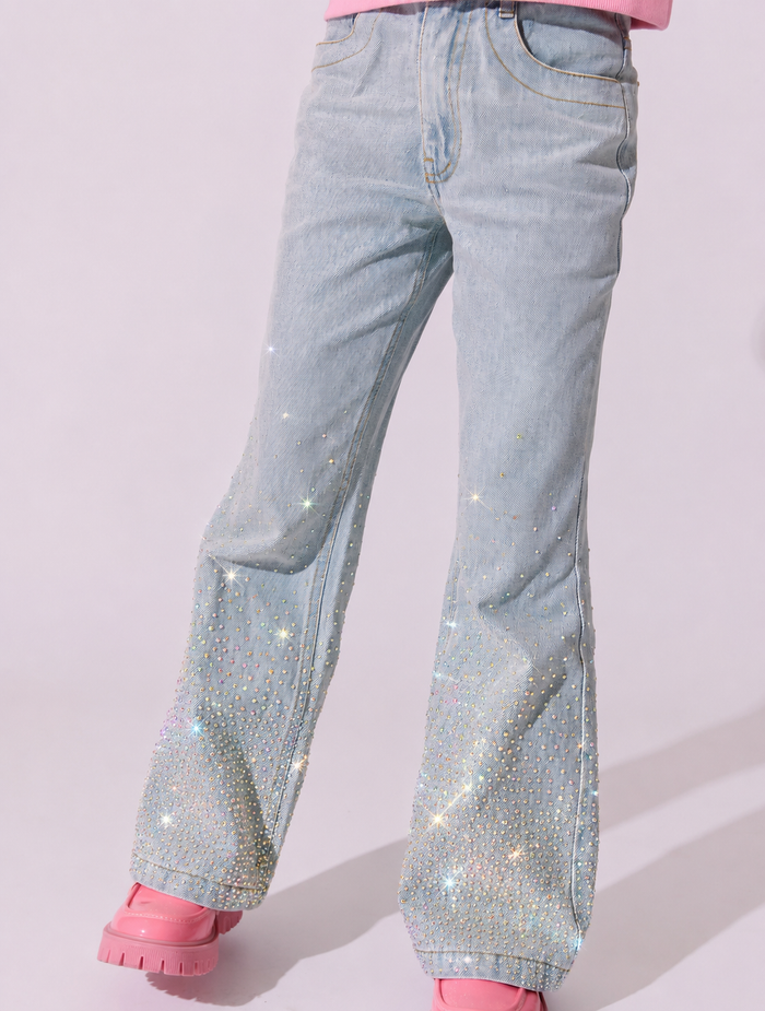Crystal Cascade Jeans