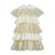 Gold Paillette Tiered Dress