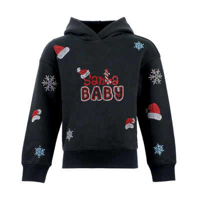 Crystal Santa Baby Hoodie