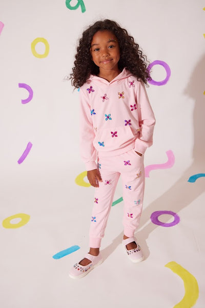 Pinkie Butterfly Gem Joggers