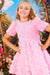 Glinda Roses Puff Sleeve Dress