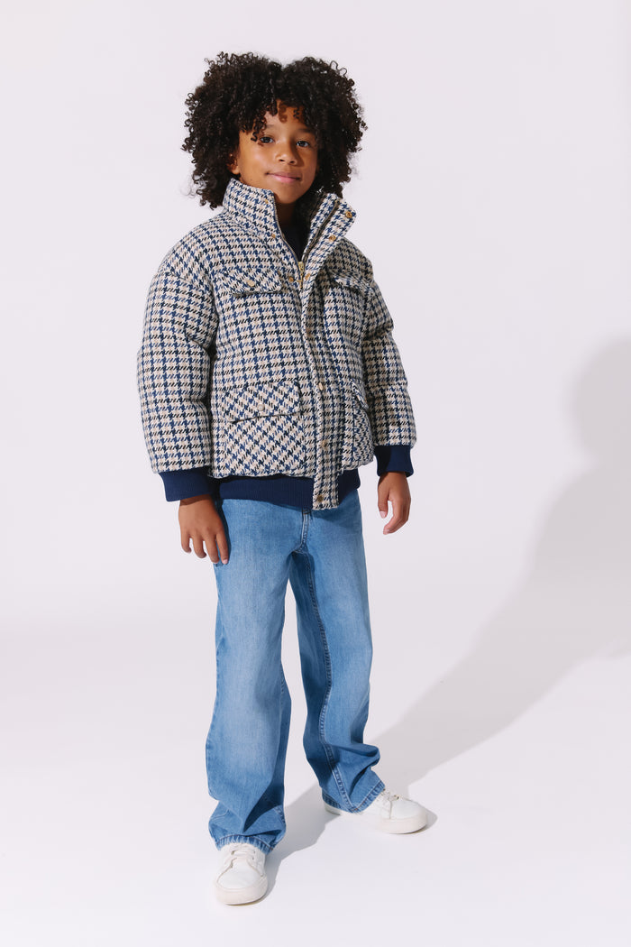Houndstooth Tweed Jacket