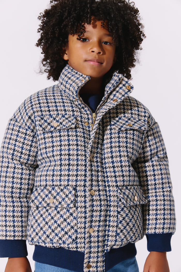 Houndstooth Tweed Jacket