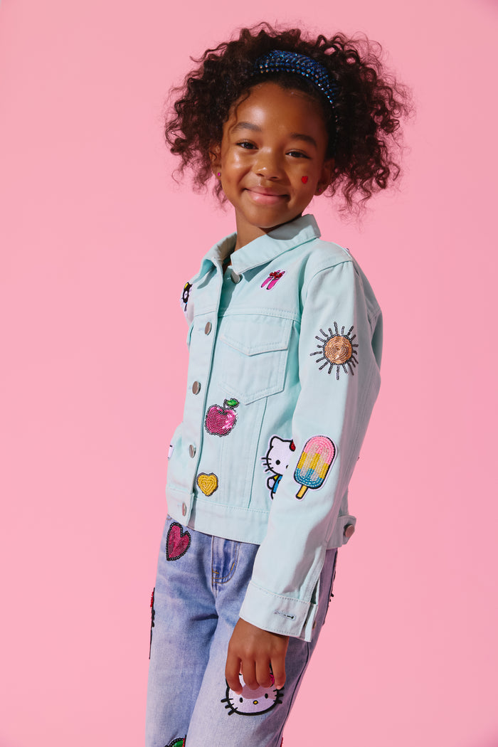 Hello Kitty® And Friends Happy Patch Denim Jacket
