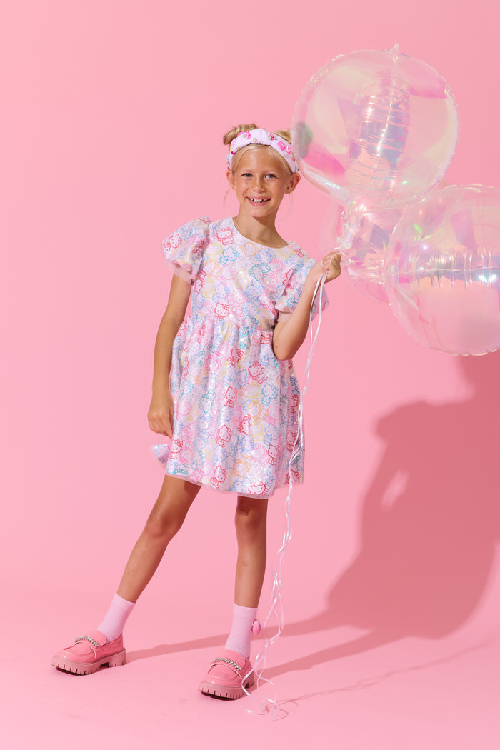 Hello Kitty® Rainbow Icon Sequin Dress