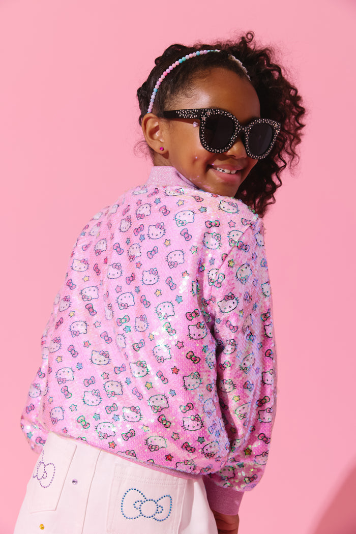 Hello Kitty® Star Power Sequin Bomber