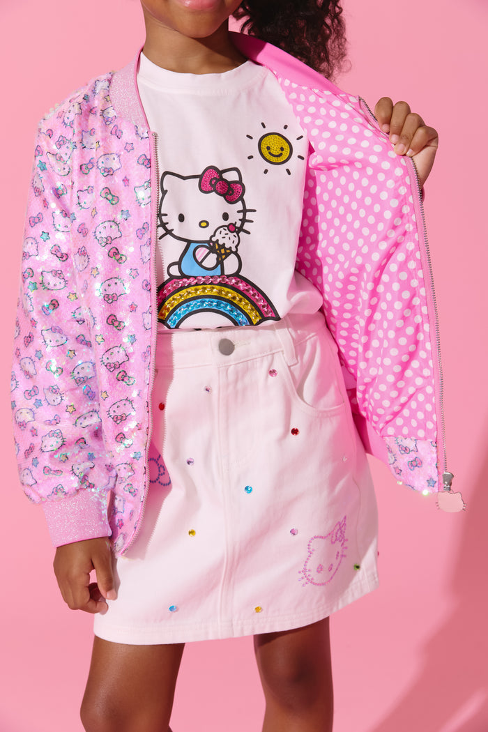 Hello Kitty® Star Power Sequin Bomber