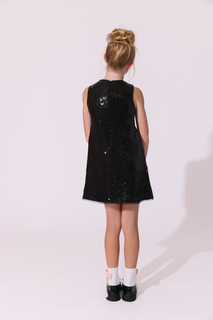 Cosmic Rainbow Shimmer Dress