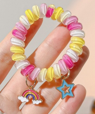 Rainbow Girl candy bracelet - Set of 3