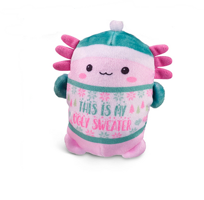 Bubble Stuffed Squishy Friends - A Very Axolotl Christmas