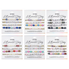 A Bracelet Story - Eras Edition Beaded Stretch Bracelets (4 bracelets per card)