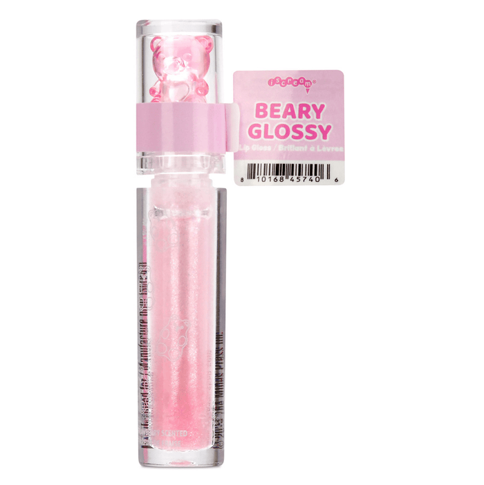 iScream Accessories Light Pink Beary Glossy Lip Gloss PDQ