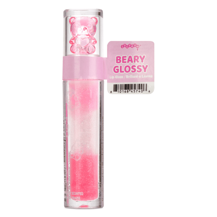 iScream Accessories Pink Ombre Beary Glossy Lip Gloss PDQ