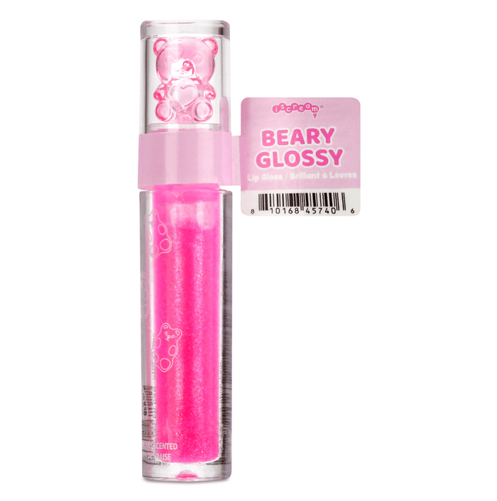 iScream Accessories Hot Pink Beary Glossy Lip Gloss PDQ