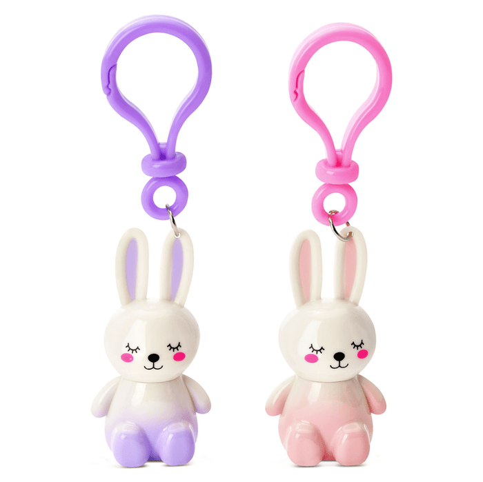 iScream Accessories Bunny Besties Lip Gloss Key Chains - 2 pieces
