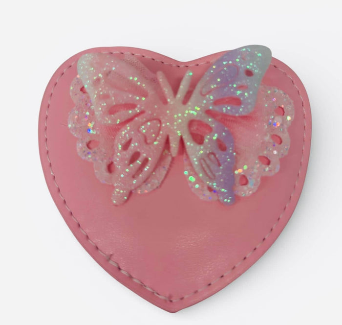 Lola + The Boys Accessories Butterfly Mini Heart Bag