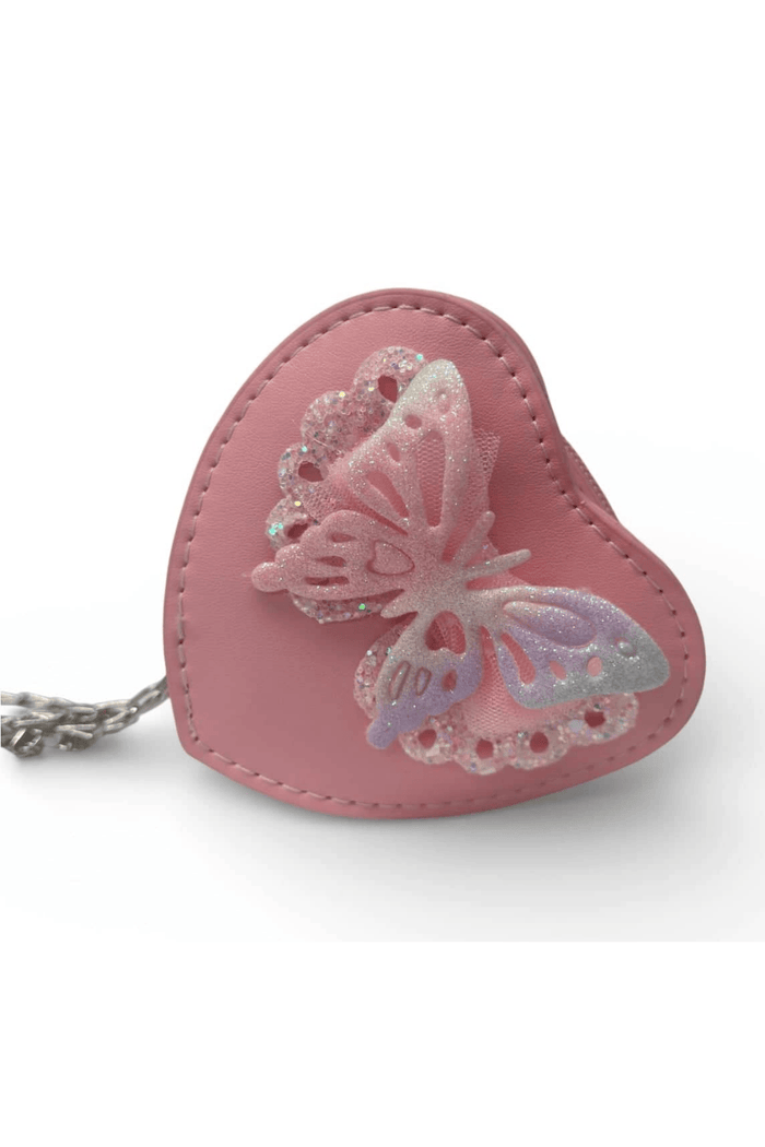 Lola + The Boys Accessories Butterfly Mini Heart Bag