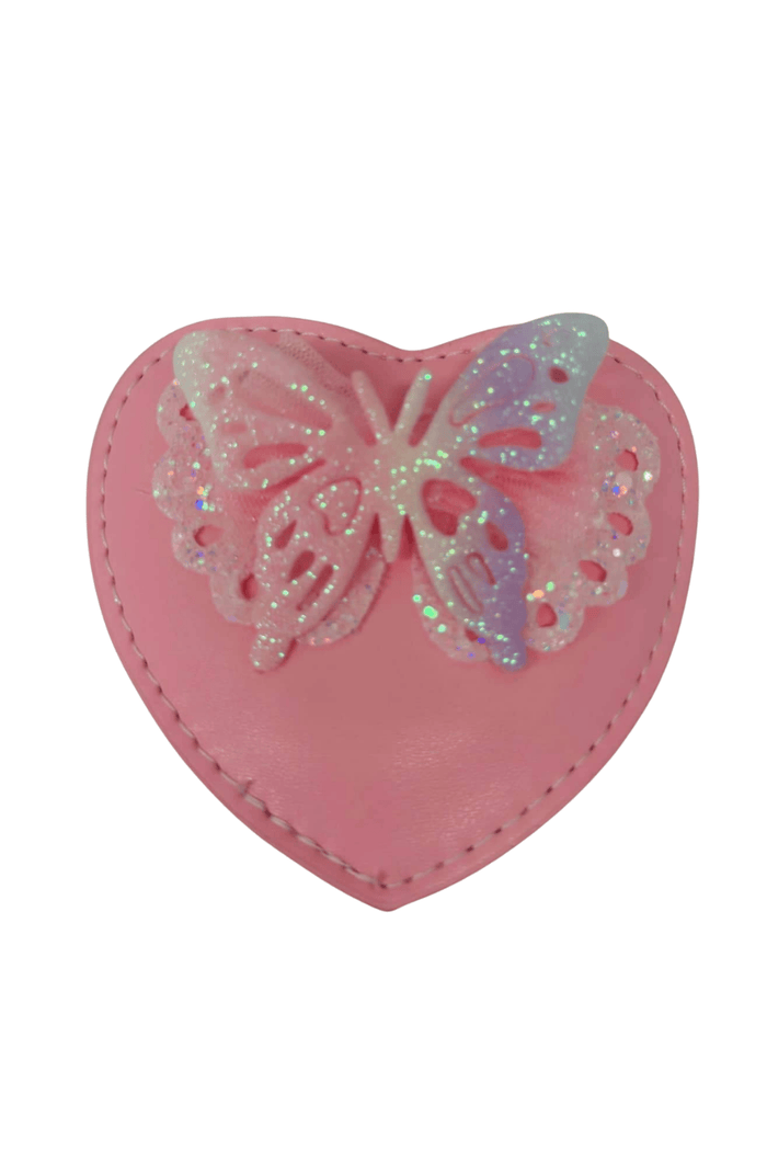 Lola + The Boys Accessories Butterfly Mini Heart Bag