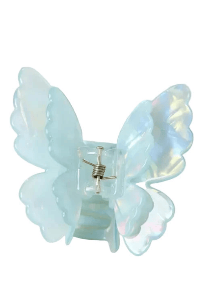 Lotus Accessories Butterfly Pearl Claw Clip