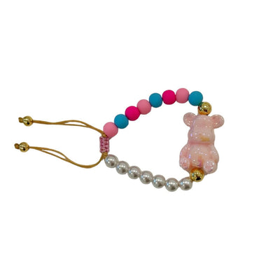 exclude-new-arriv Accessories Pink Hologram Bear Candy Bear Bracelets