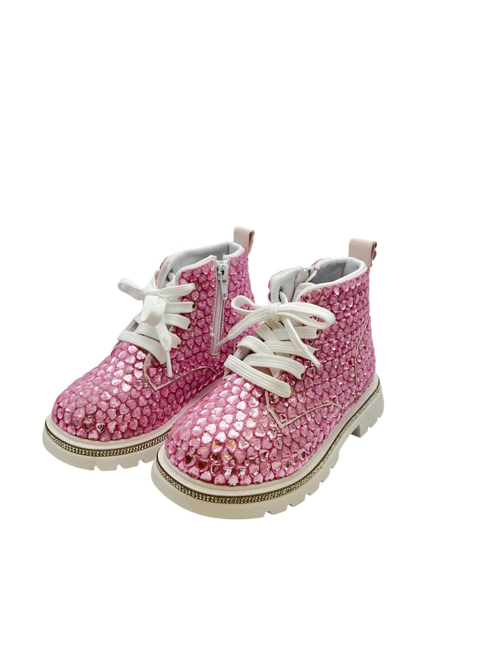 Lola + The Boys Accessories Candy Hearts Combat Boots
