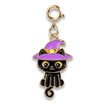 Lola + The Boys Accessories Gold Swivel Black Cat Charm It! Charms & Bracelets