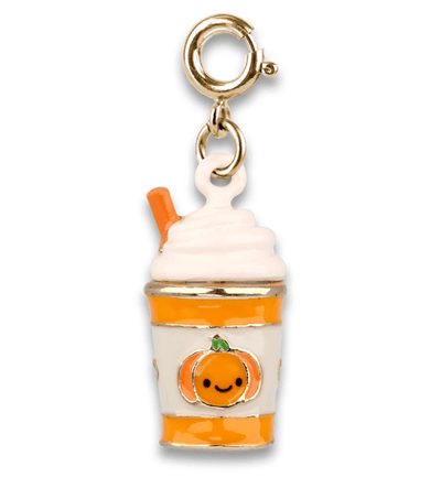 Lola + The Boys Accessories Gold Pumpkin Spice Latte Charm It! Charms & Bracelets