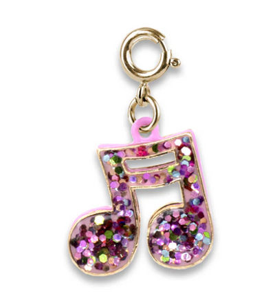 Lola + The Boys Accessories Gold Glitter Music Note Charm Charm It! Charms & Bracelets