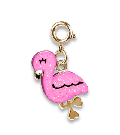 Charm It! Accessories Gold Glitter Flamingo Charm Charm It! Charms