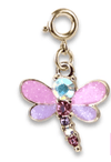 Lola + The Boys Accessories Gold Glitter Dragonfly Charm Charm It! Charms!