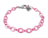 Lola + The Boys Accessories PINK CHAIN BRACELET Charm It! Charms!
