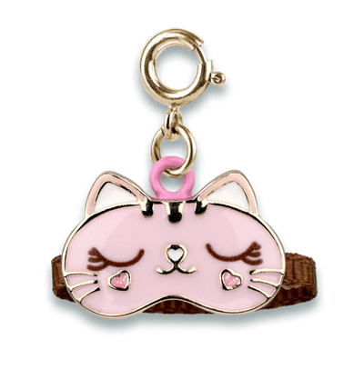 Lola + The Boys Accessories Gold Kitty Sleep Mask Charm It! Charms!