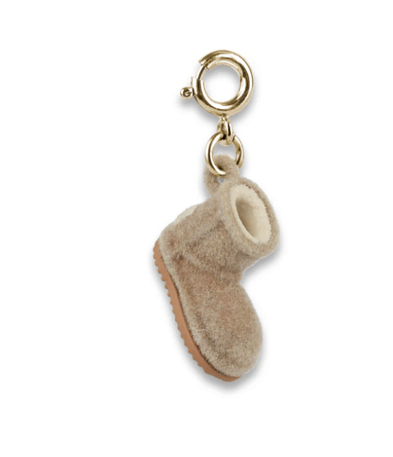 Charm It! Accessories Gold Furry Bootie Charm Charm It! Fun Charms