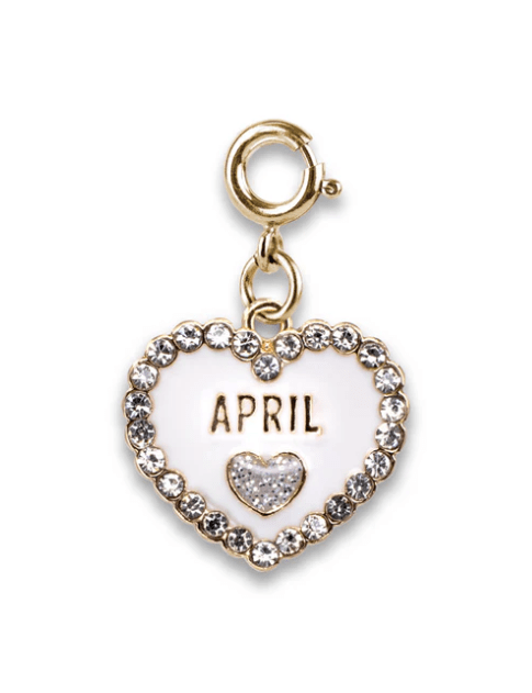 Charm It! Accessories Gold April Birthstone Charm Charm It! Fun Charms