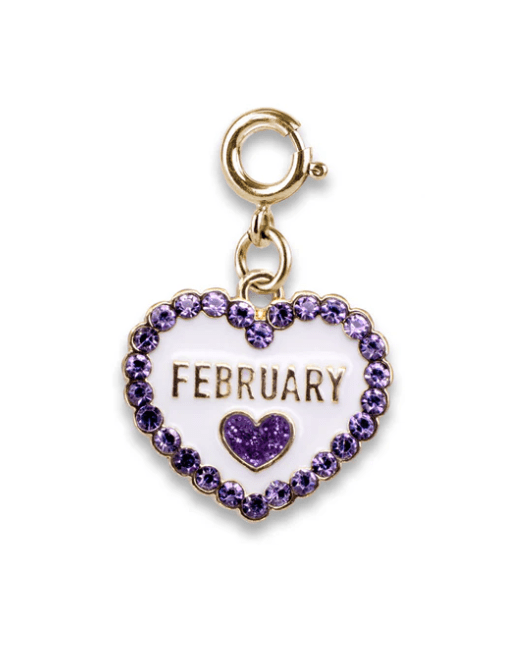 Charm It! Accessories Gold February Birthstone Charm Charm It! Fun Charms