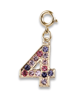 Charm It! Accessories Gold Pink Multi 4 Charm Charm It! Fun Charms