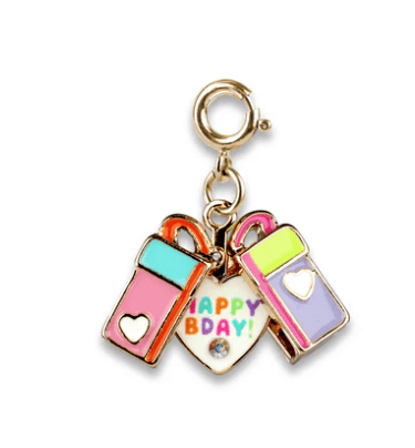 Charm It! Accessories Gold Surprise Inside B-Day Gift Charm Charm It! Fun Charms
