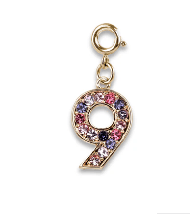 Charm It! Accessories Gold Pink Multi 9 Charm Charm It! Fun Charms