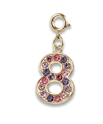 Charm It! Accessories Gold Pink Multi 8 Charm Charm It! Fun Charms