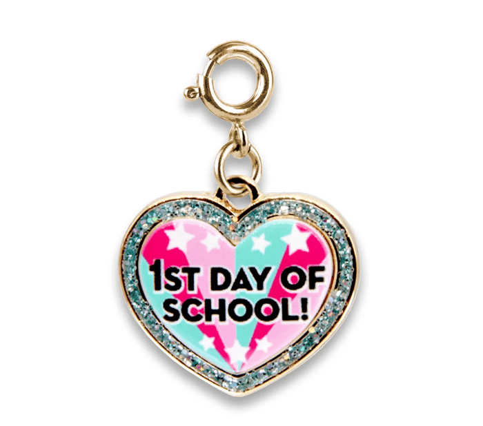 Charm It! Accessories Gold Glitter First Day of School Charm Charm It! Fun Charms