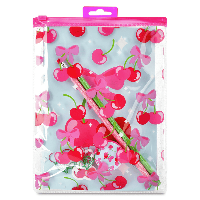 iScream Accessories Cheerful Cherries Stationery Set