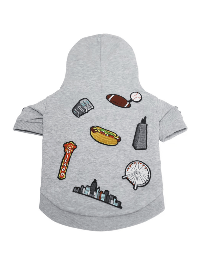 Lola + The Boys Accessories Chicago Paws + Patches Hoodie