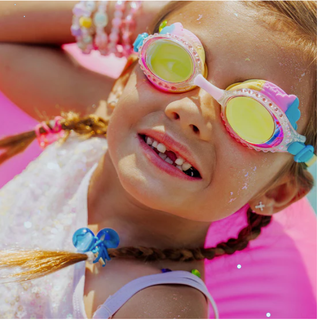 Bling2o Accessories Colorful Clouds Rainbow Girl Kids' Swim Goggles