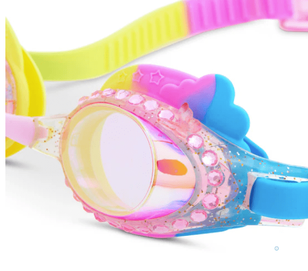 Bling2o Accessories Colorful Clouds Rainbow Girl Kids' Swim Goggles