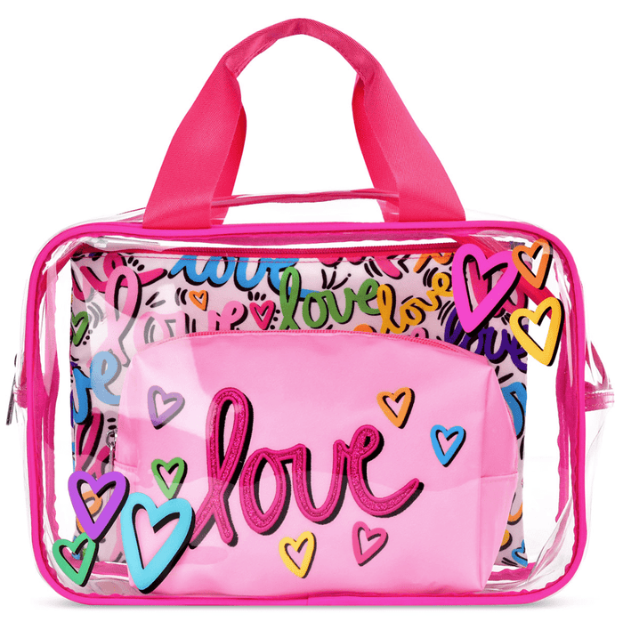 iScream Accessories Corey Paige Love Letters Cosmetic Bag Trio