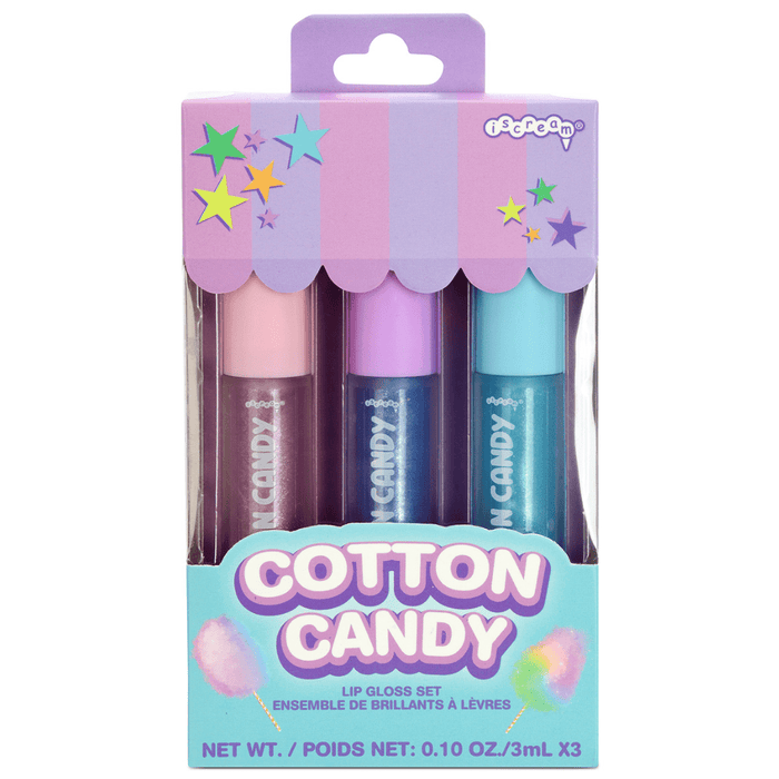 iScream Accessories Cotton Candy Carnival Lip Gloss Set