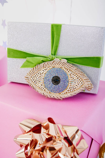 Evil eye acrylic 2024 clutch